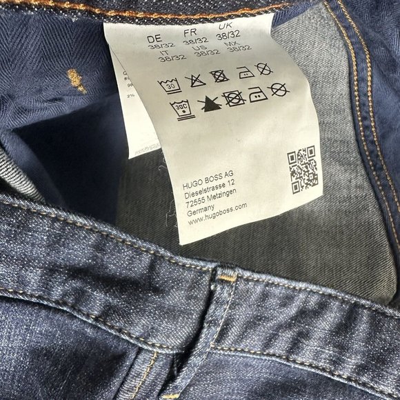 Hugo Boss Orange 24 Barcelona Today Denim Jeans Mens Size W38 L29 Dark Wash Blue - Picture 9 of 11